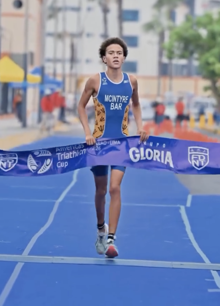 Luke McIntyre Shines for Barbados in Athletics and Triathlon