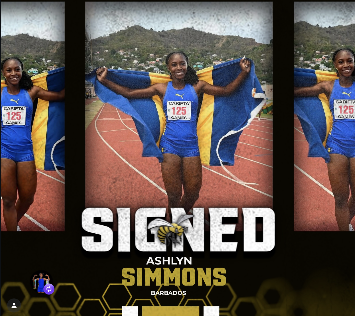 Ashlyn Simmons signs with Alabama State Track and Field